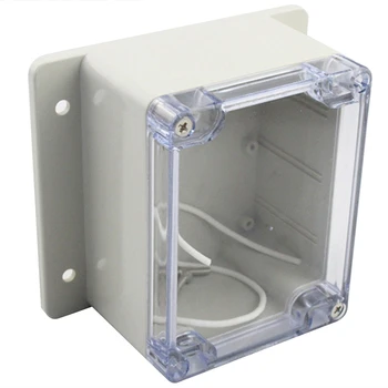 

60 x 160 x 90mm ABS IP65 Transparent Cover Waterproof Junction Box Electrical Engineering Box Plastic Box