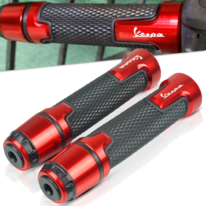 

7/8'' 22mm Motorcycle Handle ends Grips Bar Hand Handlebar FOR Vespa Piaggio GTS 300 ie LXV 125 GTV 300 ie LXV 150 GTS 250 S 125