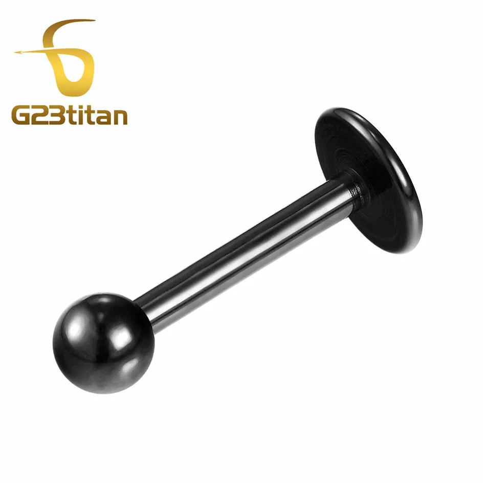 G23titan, 10 штук в партии, g23 титановая губная серьга серьги для губ уха пирсинг для ушного козелка украшение-серьга для тела кольца для губ - Окраска металла: External threaded