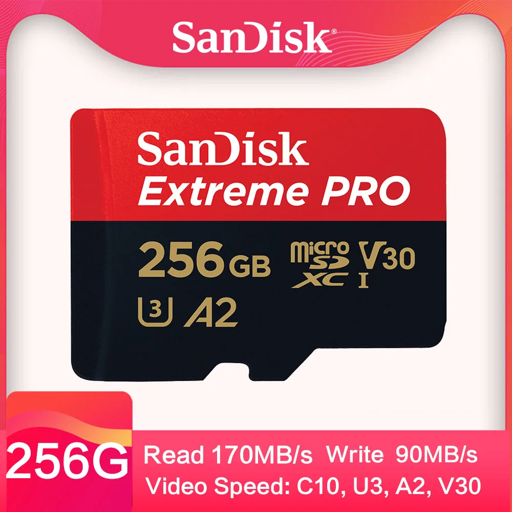 SanDisk Micro SD 1TB 512GB 400GB 256GB 128GB 64GB 32GB Dedicated Memory Card TF Flash Suitable for Nintendo game console Switch 256gb memory card Memory Cards