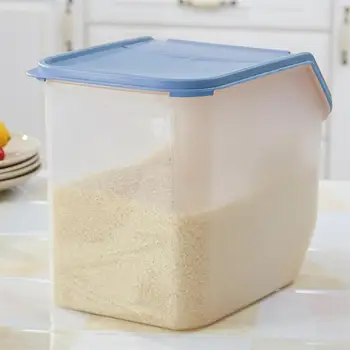 

1Pc Clamshell Rice Storage Box Large-Capacity Snack Organizer Containing Box
