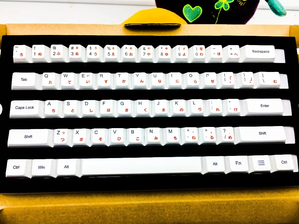 PBT сублимационные японские колпачки для ключей с подсветкой 108 клавиш Cherry Mx переключатели для механической клавиатуры