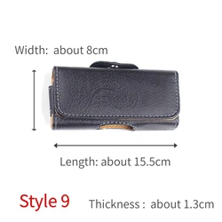Universal Anti - Drop Mobile Phone Waist Belt Clip Case with Magnetic Buckle (Style 9)