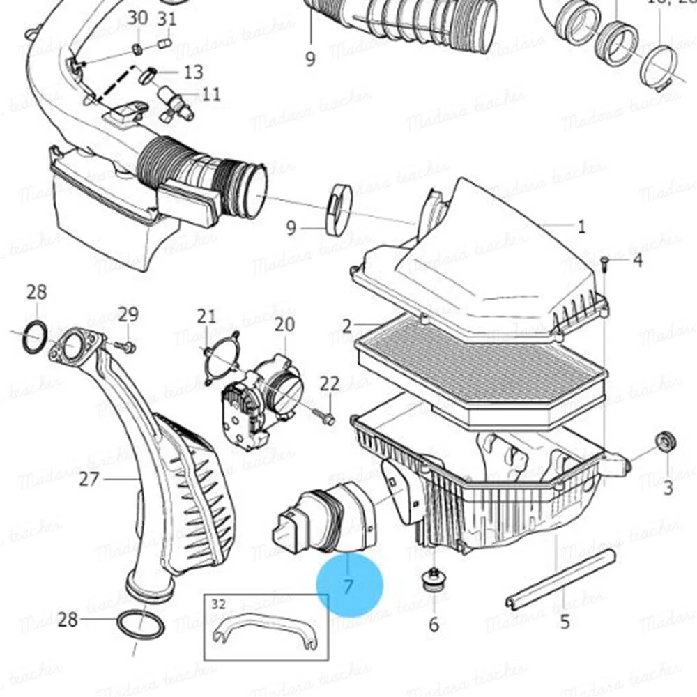 Для VOLVO Впускной воздуховод труб для VOLVO S80 S60 V60 V70 XC60 XC70 30792195 72102648 2007 2008 2009 2010 2011 2012 2013