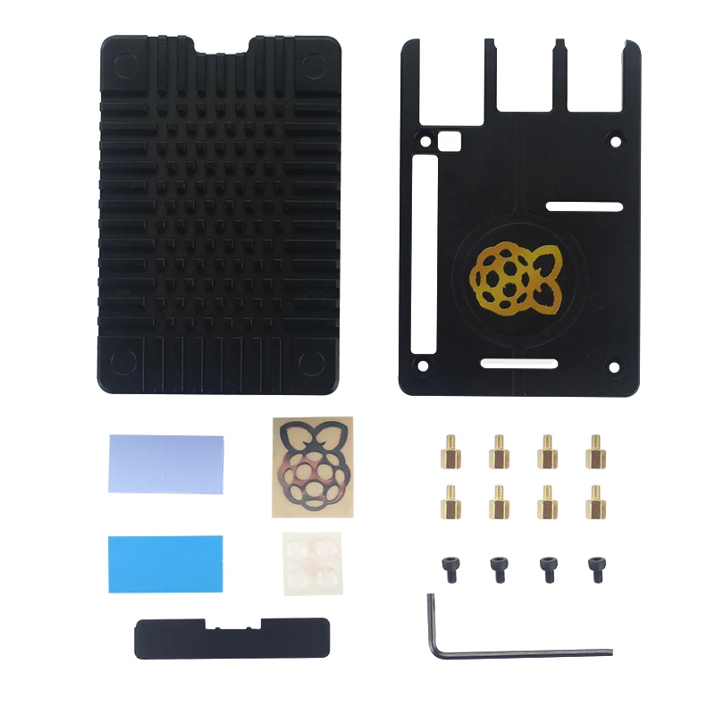 Алюминиевый Чехол для Raspberry Pi 4 CNC Пассивный охлаждающий металлический корпус