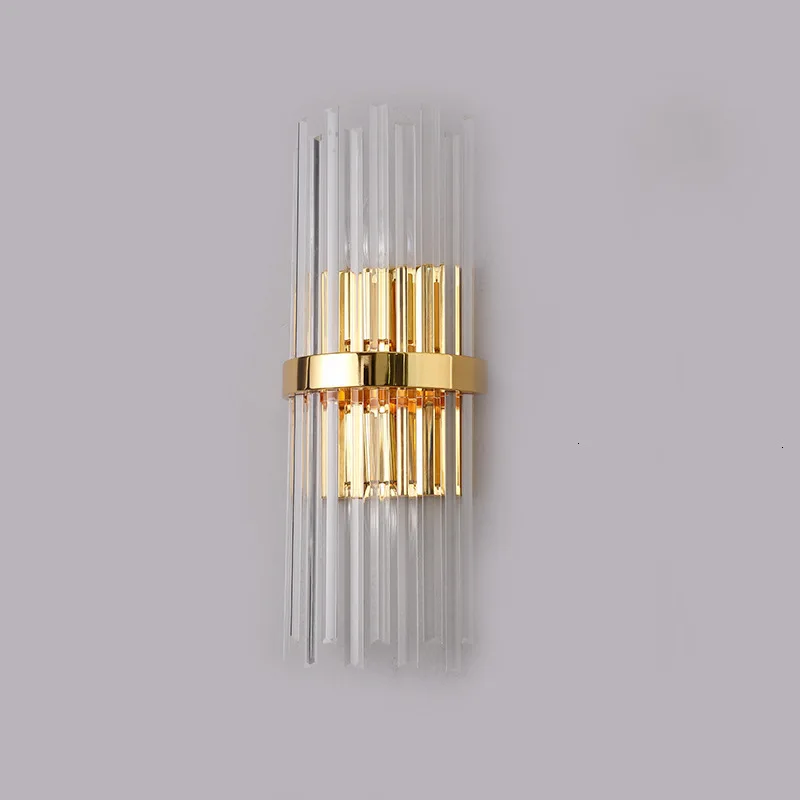 Modern Crystal Wall Lamp Chrome Wall Sconce Bedside Living Room Wall Light Lamp For Home Decoration