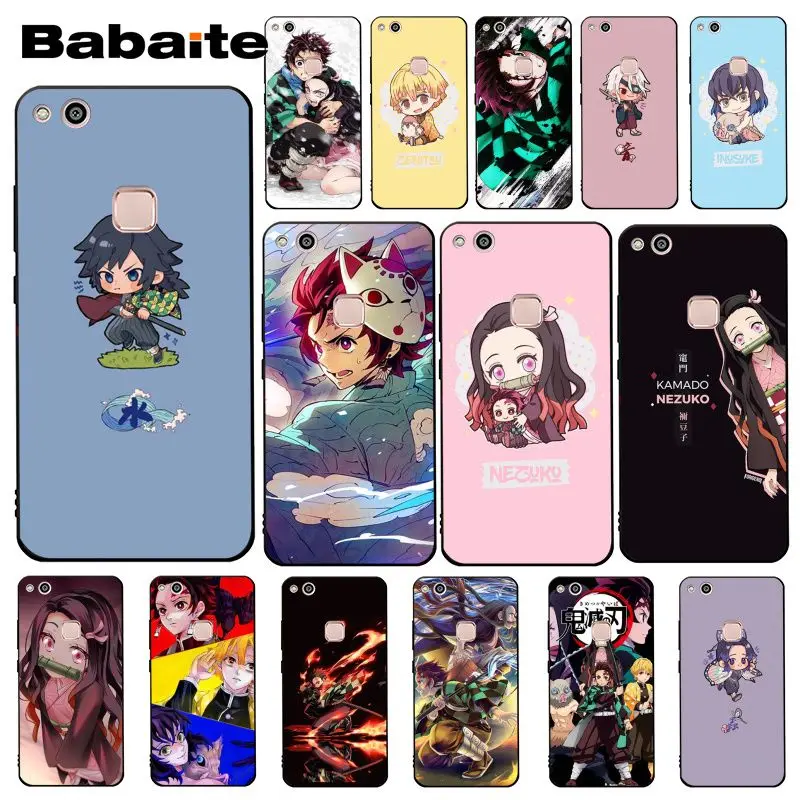 Babaite Japan Kamado Nezuko Kimetsu No Yaiba Demon Slayer Phone Case for Huawei Y5 II Y6 Y7Prime Y9 2018 2019 | Мобильные телефоны