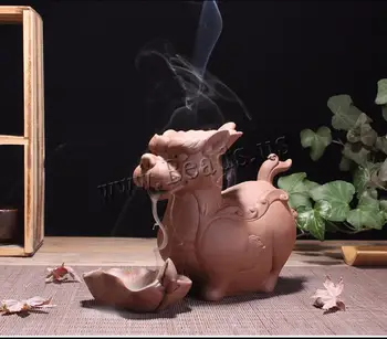 

Kirin Backflow Incense Burner Smoke Waterfall Incense Burner Holder Ceramic Censer Aromatherapy Furnace Use In Home Teahouse