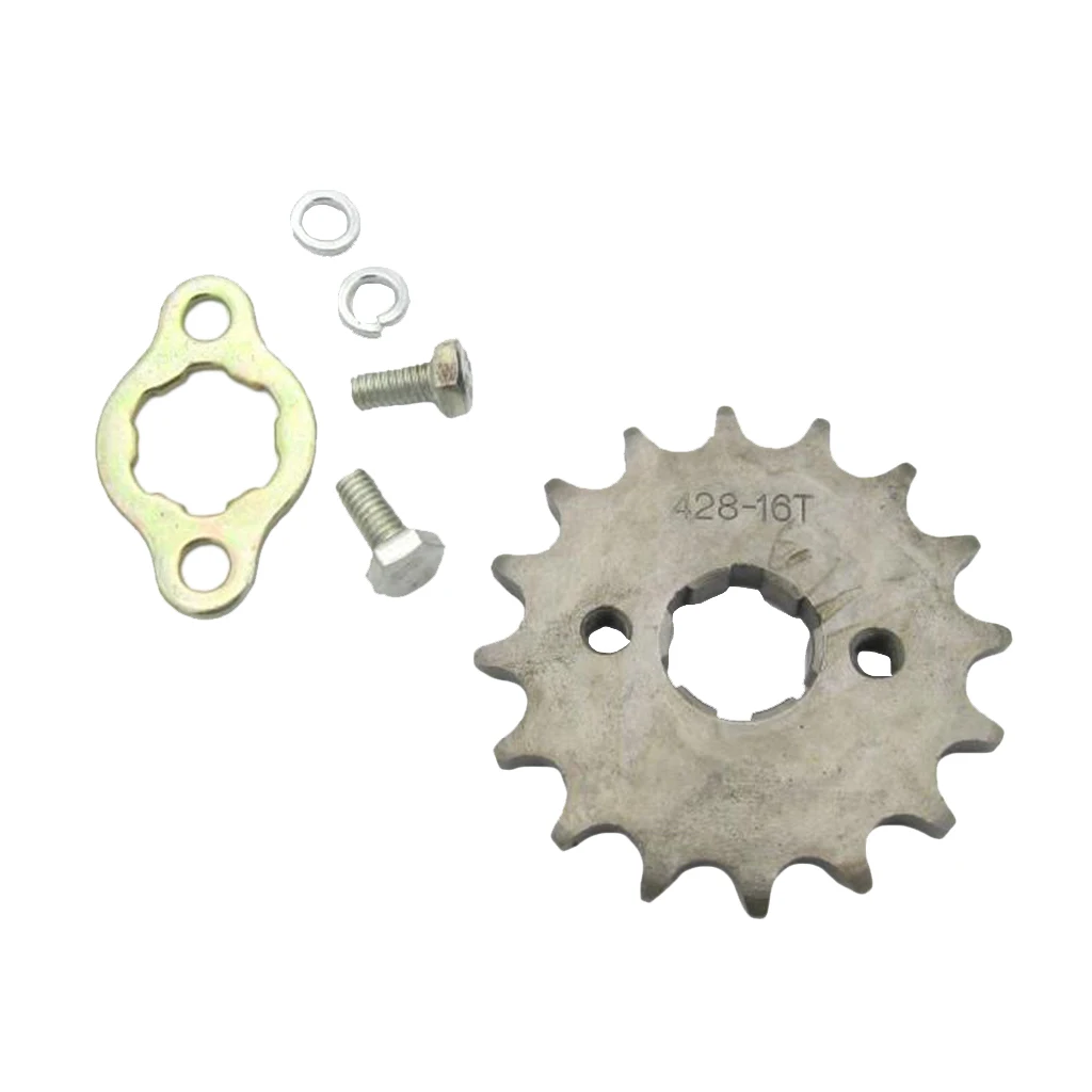 

Front Sprocket Cog 16T 428 Chain Pit Pro/Trail/Dirt bike ATV Quad 20mm