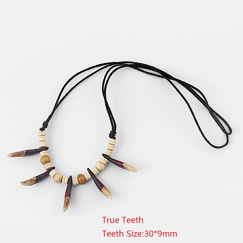 Shop Wild Boar Teeth Necklace with great discounts and prices online - Jan  2024 | Lazada Philippines