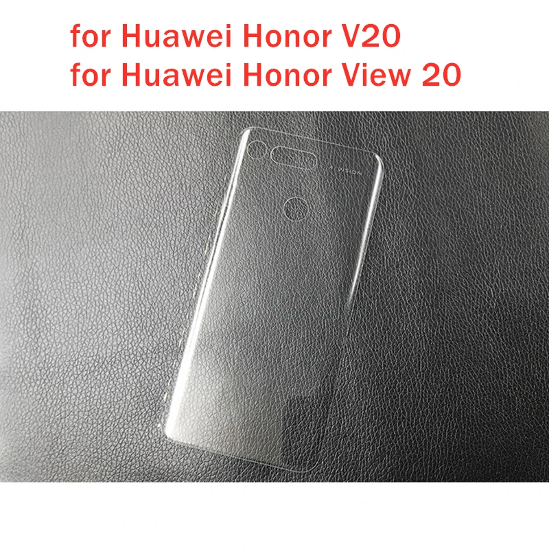 Для huawei Honor V20/вид 20 прозрачный Батарея задняя крышка задняя дверь Корпус задняя крышка батарейного отсека Ремонт запасных Запчасти+ 3 М клей