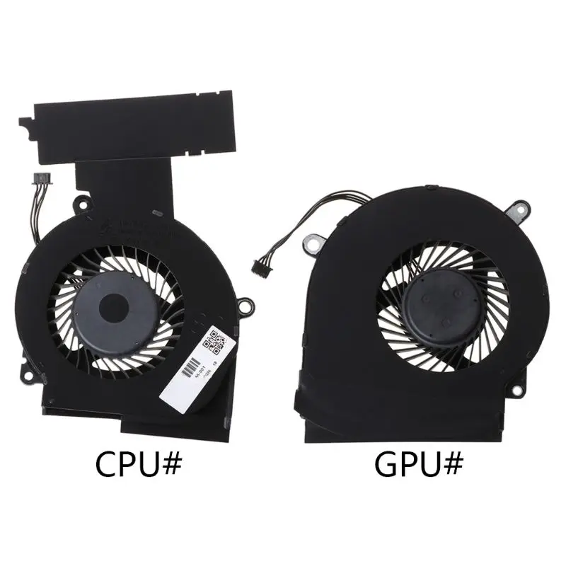 Процессор GPU охлаждающий вентилятор Замена для hp OMEN 15-DC 15-DC0013TX 15-DC0004TX 15-dc0005TX TPN-Q211 охлаждающий вентилятор