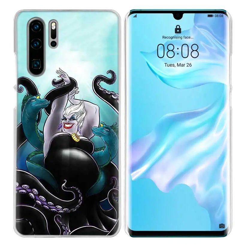 Жесткий чехол для huawei P30 P20 P10 mate 30 20 10 Nova 5 5i Pro Lite P Smart Z Plus Ursula The Little Mermaid