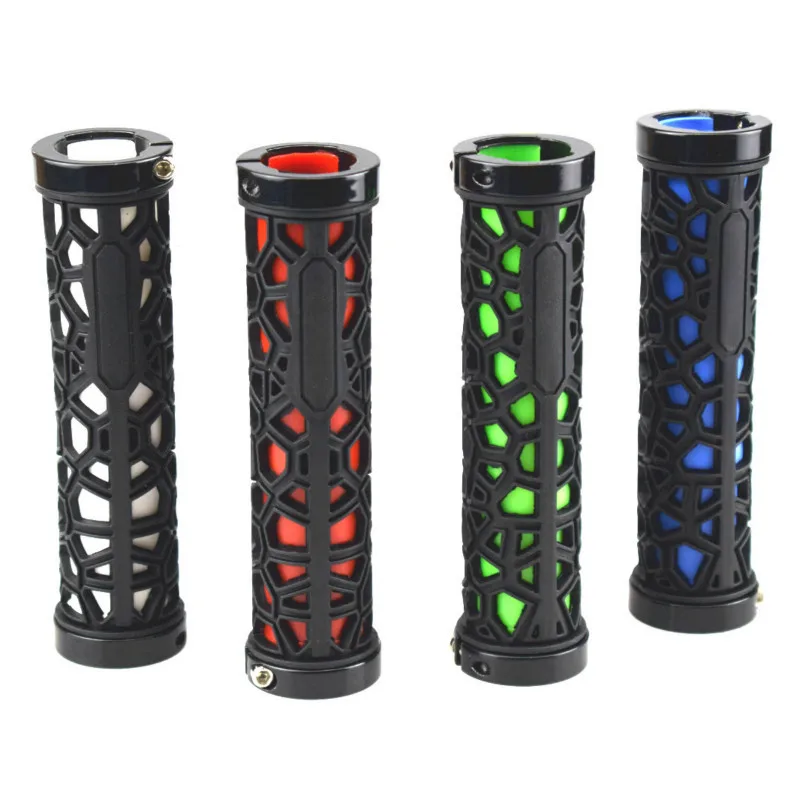 

1Pair High Quality Cycling Handlebar Grips Anti-Skid Rubber Bicycle Grips Mountain MTB Bike Lock on Bicycle Handlebars End Grips