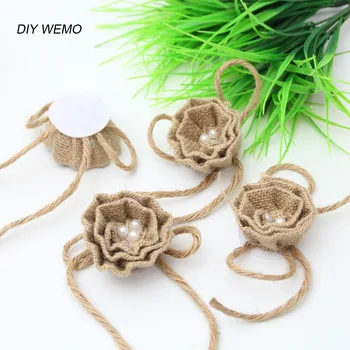 

Linen Lace Pearl Rose Flower Europe and America Celebration Holiday Party Decorative Flower DIY Shoe Flower mao hua