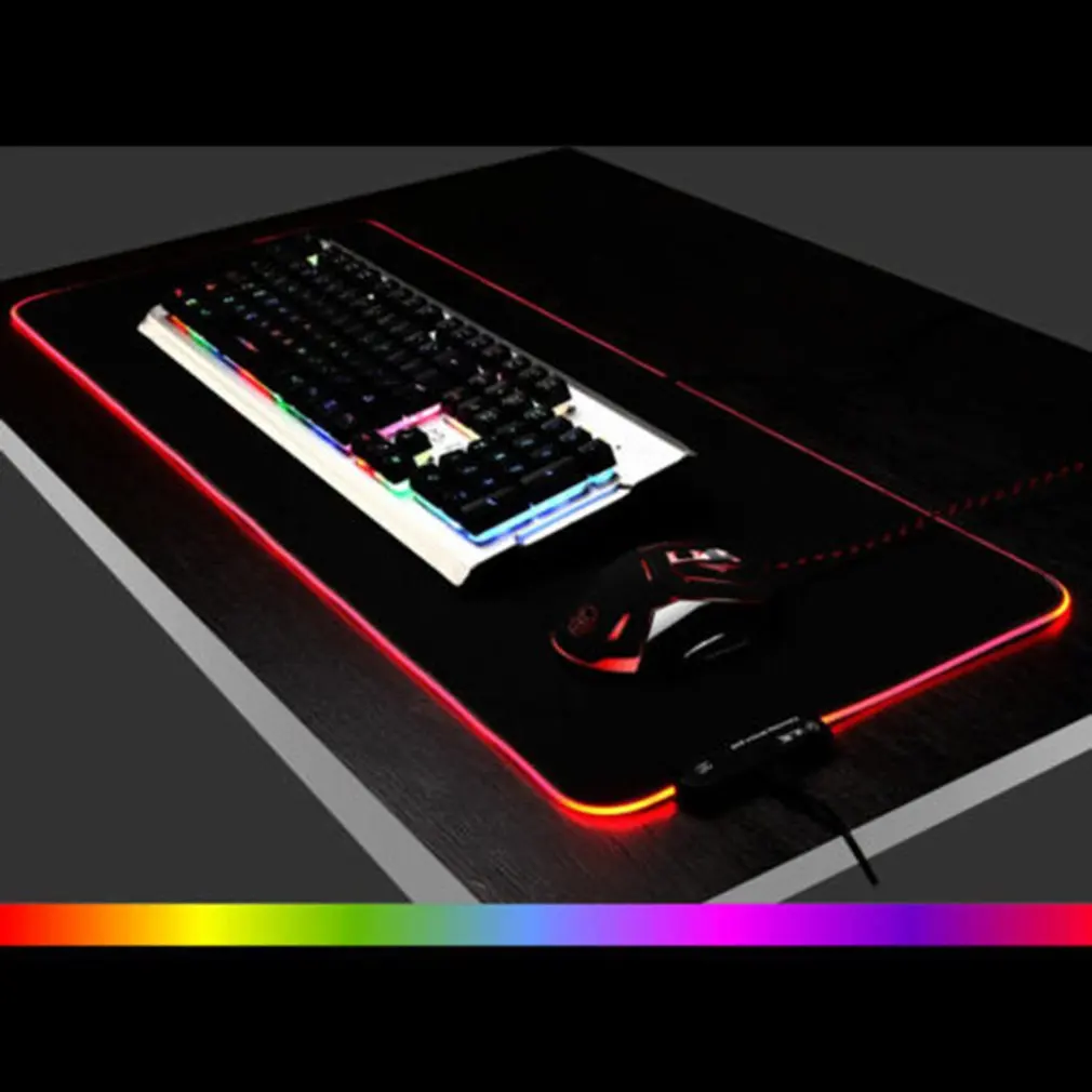 RGB коврик для мыши игровой коврик для мыши большой коврик для мыши XXL Коврик для компьютерной мыши RGB XL коврик для мыши геймерский коврик для мыши Коврик для клавиатуры USB Mause коврик