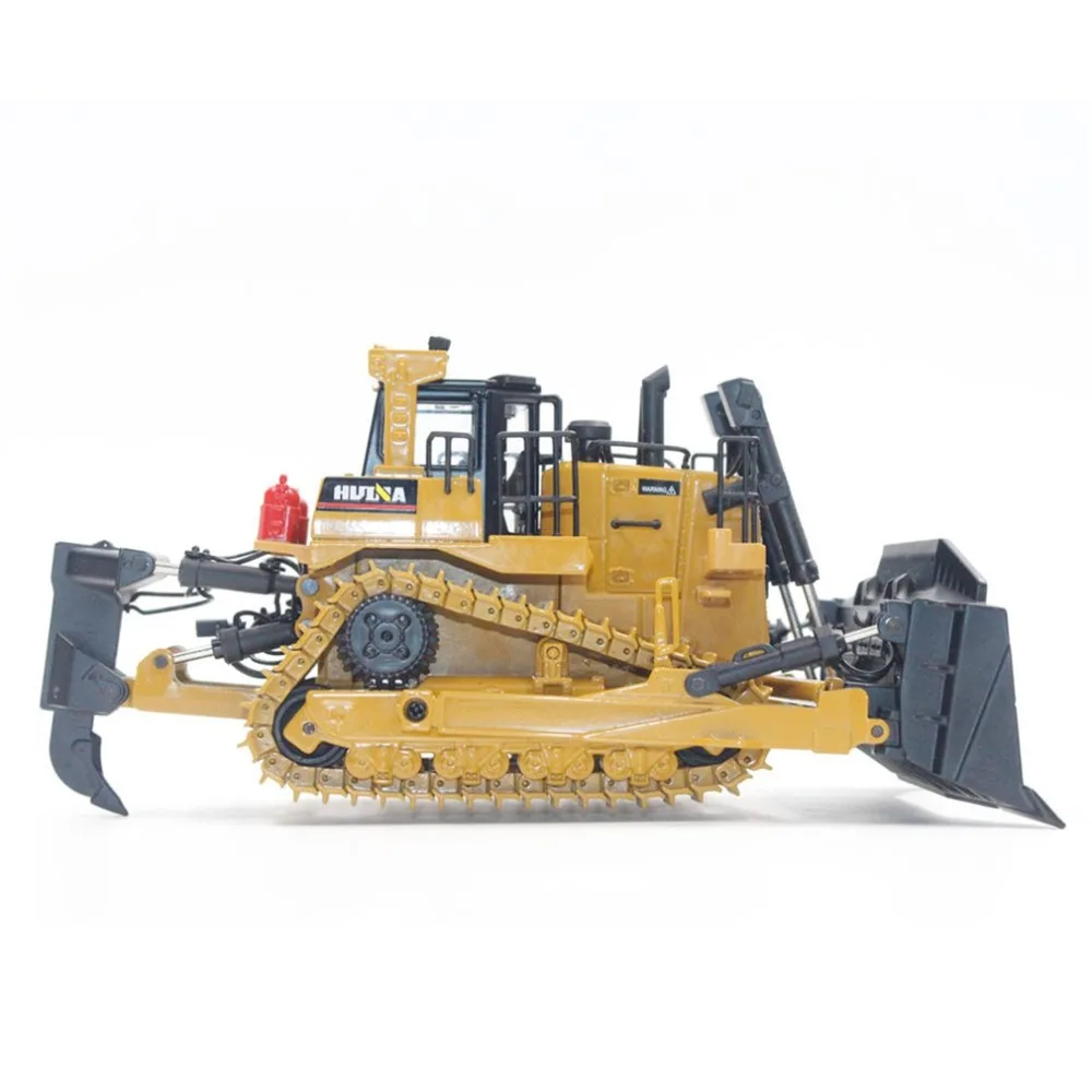 HUINA TOYS 1700 1:50 литой под давлением тяжелый бульдозер инженерный грузовик статическая модель гусеничный колесный бульдозер детские игрушки подарок