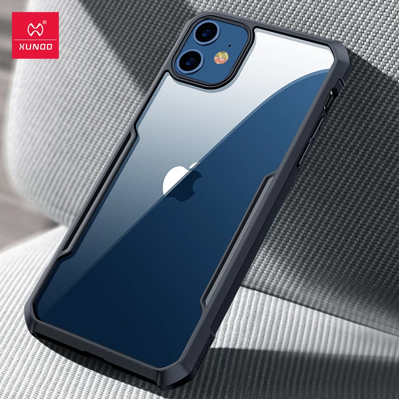 Чехол для телефона Xundd iPhone 12 противоударный чехол защитные прозрачные подушки безопасности тонкий мягкий 6 1