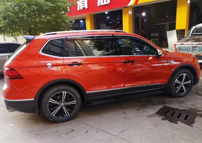 Для Volkswagen Tiguan L спойлер ABT Стиль Высокое качество абс материал заднее стекло крыша