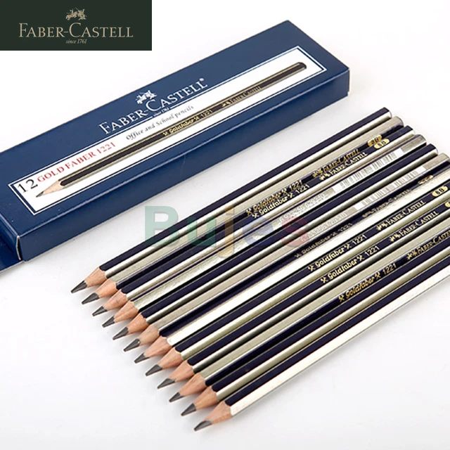 FABER CASTELL matita professionale per schizzi 6 pezzi HB/B/2B/4B/6B/8B  matite in grafite di legno scrittura disegno matite cancelleria 9000 -  AliExpress