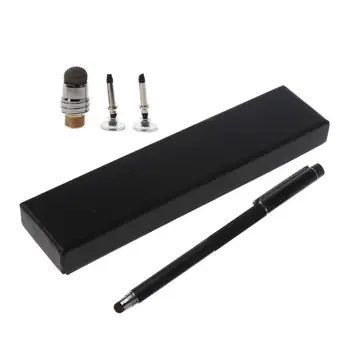 

3 in 1 Fiber Metal Tip Stylus Capacitance Pen Screen Touch Drawing Tablet Pen B36A