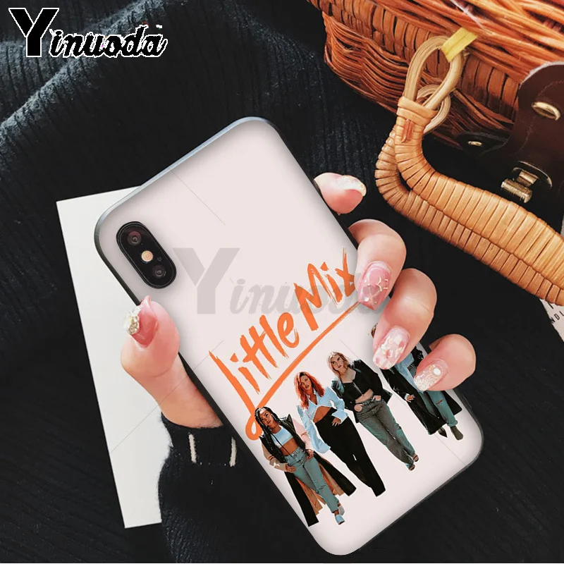 Yinuoda Little Mix TPU черный чехол для телефона чехол для iPhone 8 7 6 6S Plus 5 5S SE XR X XS MAX 11 11pro
