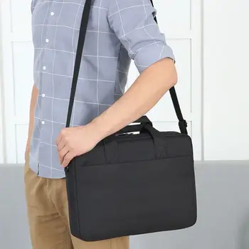 

17 Inch Portable Computer Laptop Notebook Tablet Bag Document Magazines Messenger Shoulder Business Office Handbag Men Women