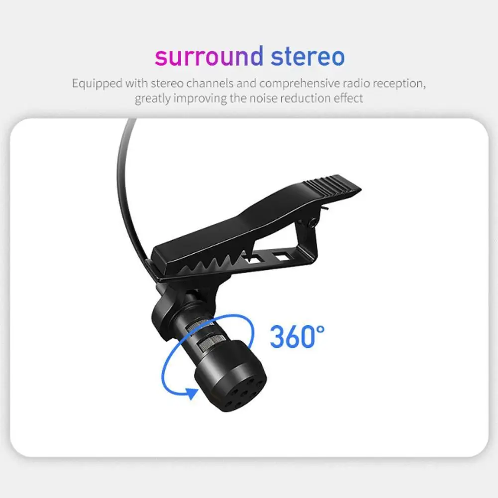 Omnidirectional Metal 3.5mm Lavalier Smart Phone Recording Microphone Laptop Lapel Mic bluetooth Mini camera For PC L0Z0 | Электроника