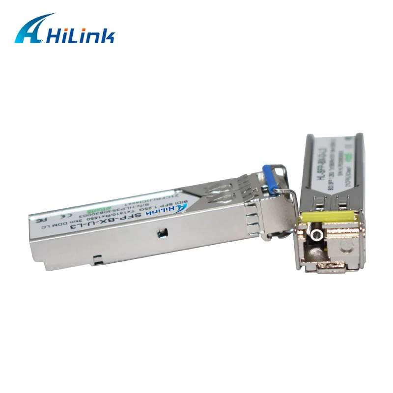GLC-BX-U 1,25G SFP BiDi Tx1310/Rx1550 3 км DDM LC sfp трансивер совместимый переключатель sfp