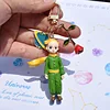 Fashion Cartoon Fairy Tale Little Prince Fox Rose Flower Figure Doll Toy Keychain for Women Bag Charms Pendant Birthday Gift ► Photo 3/6