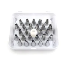 Где сотни 26 штук носик для украшения насадки для украшения тортов из нержавеющей стали 430 nai you zui инструмент для выпечки тортов