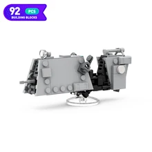 

Moc Star Movie Patrol Airship Space Series Cruise Ship Building Blocks Aircraft Model Military Weapon Classic Spaceship Boy Toy