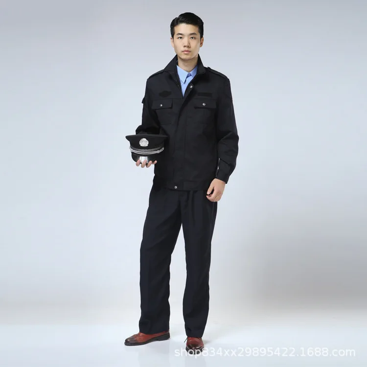 

Manufacturers Direct Selling Twill Spring And Autumn Training Clothes Security Staff Clothes on Duty Spring And Autumn Set Prope