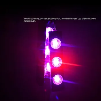 

Car Atmosphere Foot Light, LED Voice Control Inner Decoration Full Of Star Colorful Lights