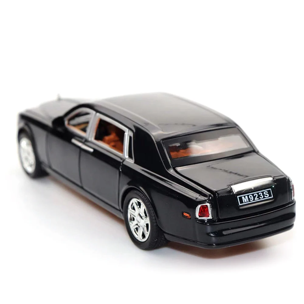 Kopen 124 Zes Deuren Open Rolls Royce Metalen Model Auto Speelgoed Hoge Schaal Simulatie Model Legering Speelgoed Voertuig cadeau Voor Kinderen