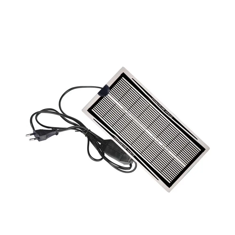 Set Di 2 Tappetini Riscaldanti Per Terrario Da 14 W – 28x28 Cm, Con 7 Livelli Di Temperatura, Per Rettili, Tartarughe E Serpenti