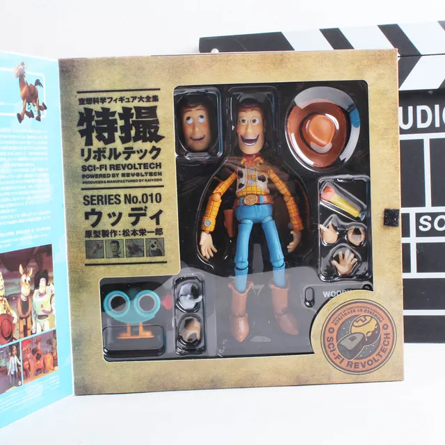 Jouet histoire Revoltech série Woody Jessie Buzz lumineux PVC figurine à collectionner jouet 