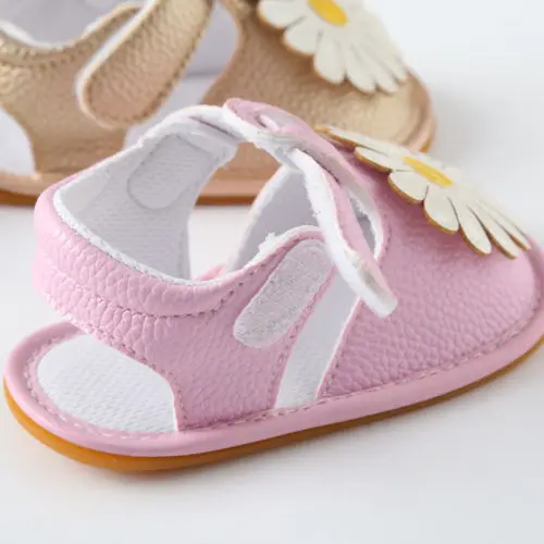 Baby Shoes Soft Sole Shoes Summer 0-18M Baby Infant Girl Soft Sole Crib Toddler Princess Sandals