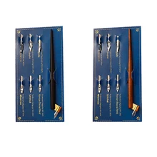 Desenhos animados em quadrinhos caneta dip caneta conjunto nib ferramentas de desenho com 1 caneta suportes 6 pontas para caligrafia rotulação esboço artistas