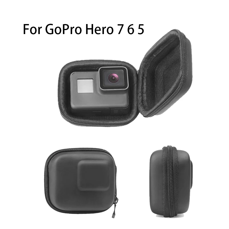 Для GoPro Hero 7 6 5 черный Мини EVA защитный чехол для хранения сумка коробка крепление для Go Pro Hero 7 6 5 аксессуары чехол для экшн-камеры