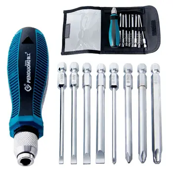 

9 Pcs Screwdriver Set Mini Precision Screwdriver Multi Computer PC Mobile Phone Device Repair Hand Home Tools
