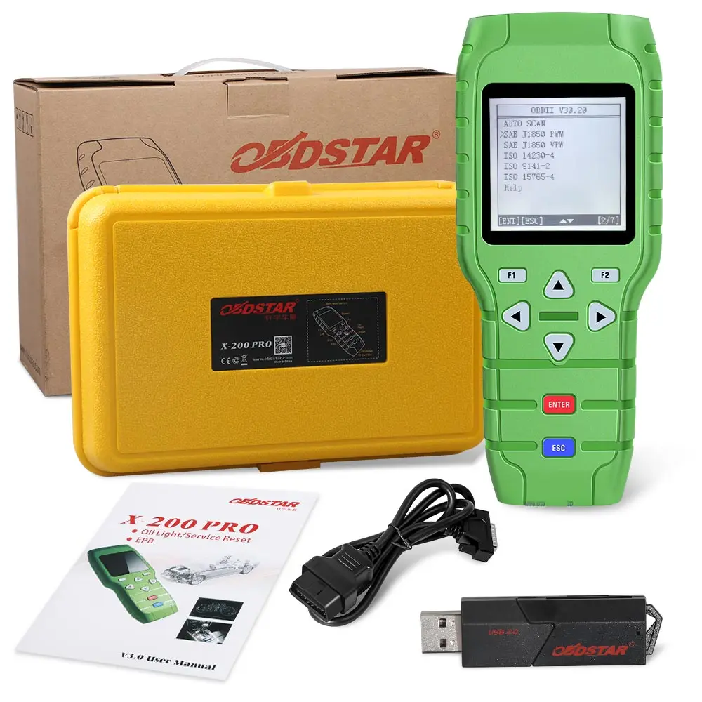 OBDSTAR X-200 X200 Pro A+B конфигурация для сброса масла+ OBD программное обеспечение+ EPB X200 Pro инструмент сброса