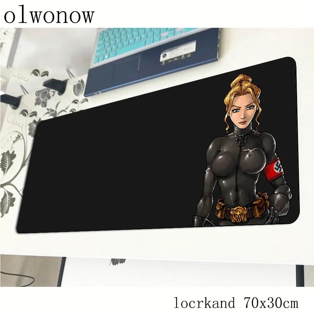 Wolfenstein Mouse Pad Gamer Locrkand 700X300X2Mm Notbook Mouse Mat Gaming Mousepad Esports Best Pad Mouse Pc Desk Padmouse