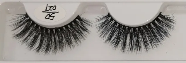 10 pairs one box027 3d натуральные ресницы из искусственной норки, ресницы с заказной упаковкой ресниц, инструменты для наращивания макияжа - Color: 10 pairs one box027