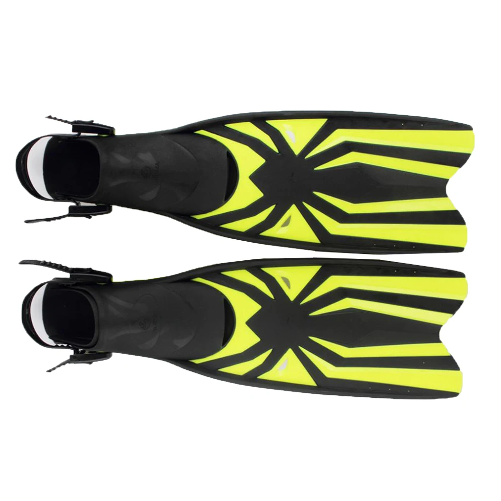 Adults Adjustable Flippers Short Fins Diving Snorkeling Training Equipment Gear Mixed Color Swiming Flippers  Pool Accessories