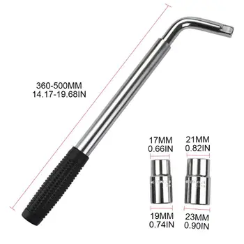 

Adjustable Extendable Wheel Lengthened Socket Wrench Lugs Tire wrench Brace Tire C6UB