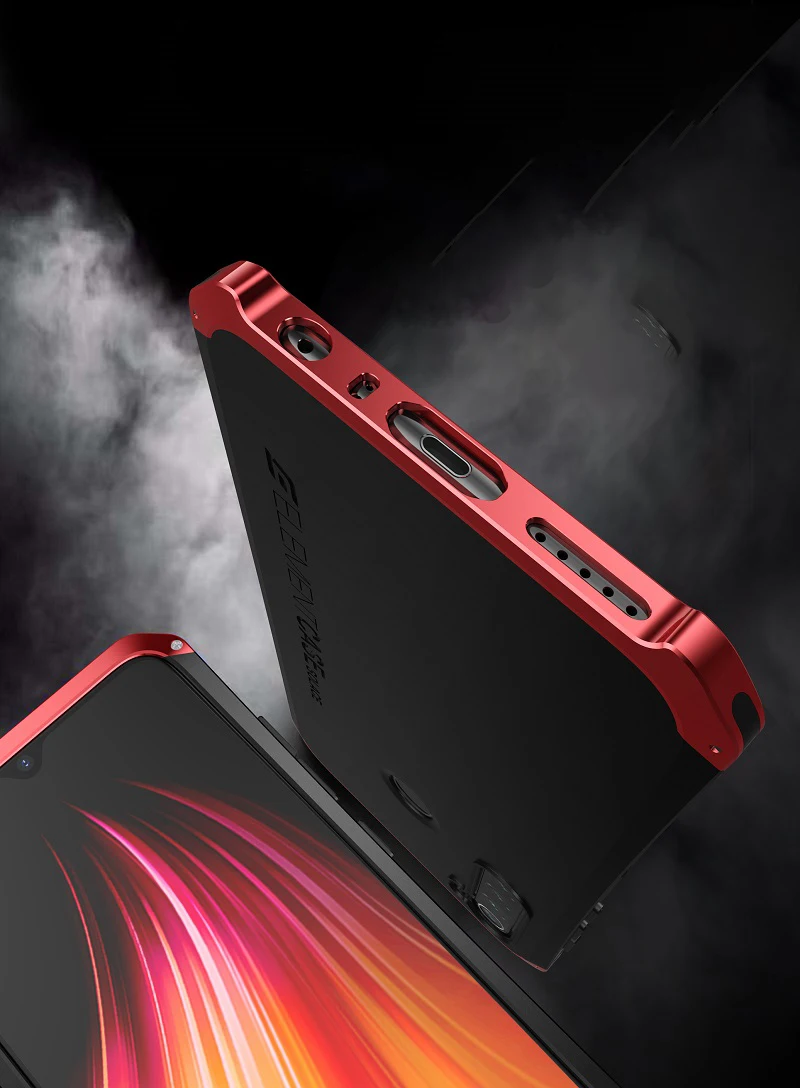 Чехол для Xiaomi Redmi Note 8, сверхпрочный Защитный металлический алюминиевый чехол, задняя крышка, чехол для телефона Xiaomi Redmi Note 8 Pro