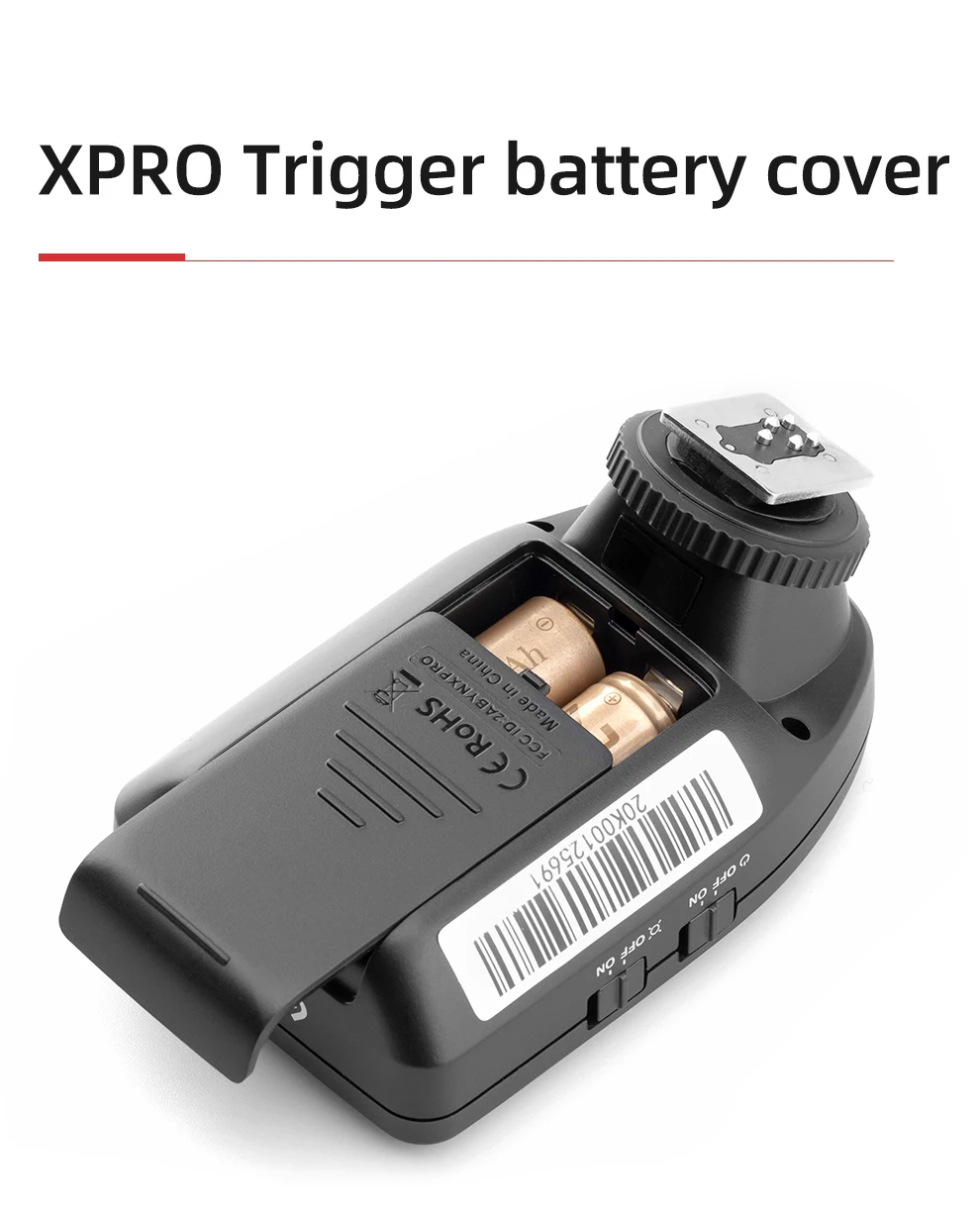 XPRO X2 X1T X1R CTR-16 Trigger Transmitter Receiver Battery Cover Replace Access