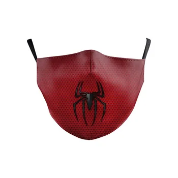 

New Anime kid Super hero Cosplay Mask child Spiderman Street Sports Half Captain America Face Masks Prop Unisex Face protection