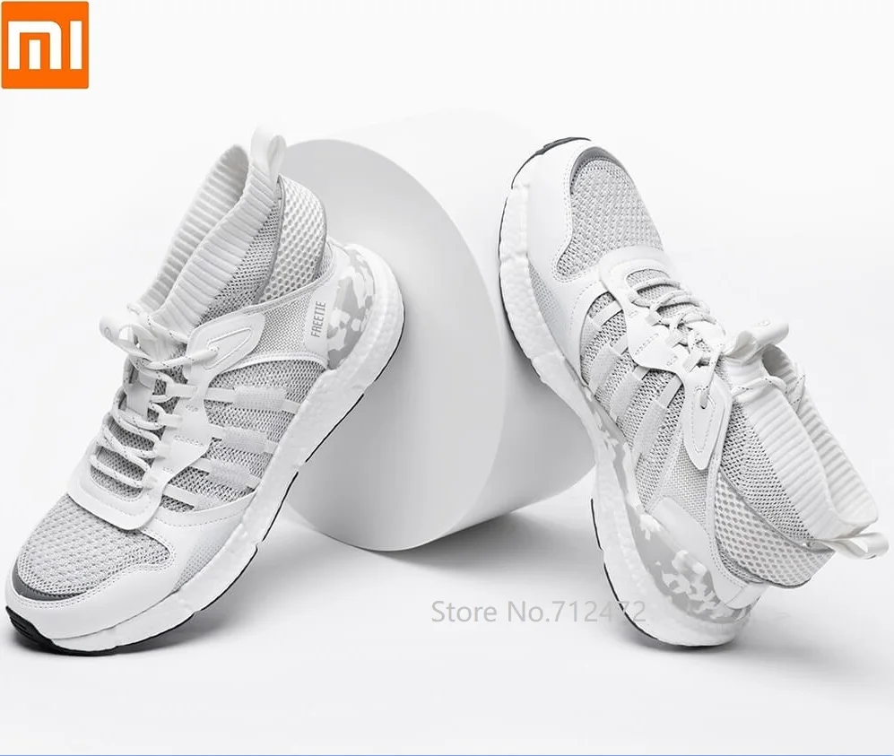 Xiaomi FREETIE мужские облака Элитные попкорн тренд кроссовки рыбий кости поддержка кожа сшивание верхние дышащие, для активного отдыха и спорта обувь